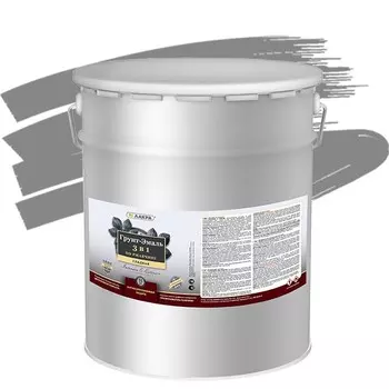 Грунт-эмаль Лакра 3 в 1 по ржавчине серая 15 кг