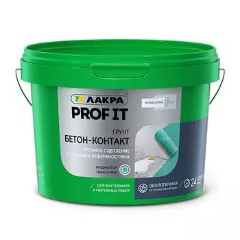 Грунт бетон-контакт Лакра Prof It 12 кг
