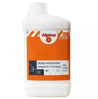 Грунт-концентрат глубокого проникновения Alpina Expert универсальный 1 л