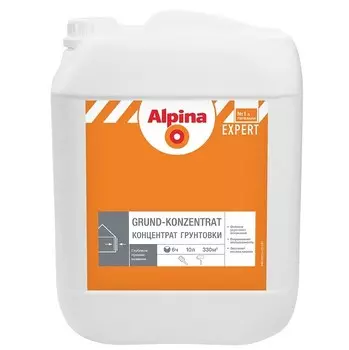 Грунт-концентрат глубокого проникновения Alpina Expert универсальный 10 л