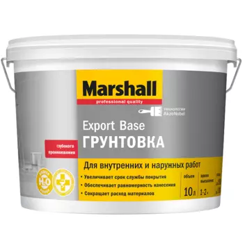 Грунтовка акриловая Marshall Export Base универсальная 10 л
