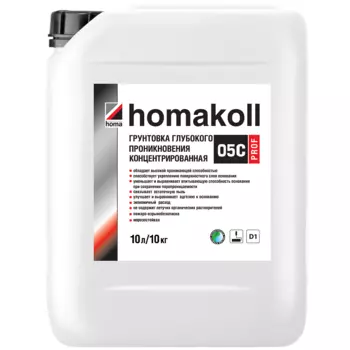 Грунтовка глубокого проникновения Homakoll 05C Prof 10 л