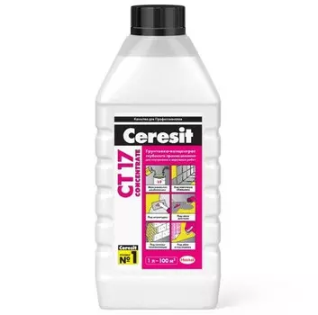 Грунтовка-концентрат глубокого проникновения Ceresit Concentrate CT 17 1 л
