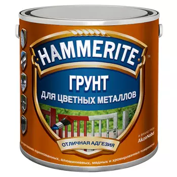 Hammerite Special Metals Primer 0.25 л, Грунтовка антикоррозионная алкидная для цветных металлов (красная)