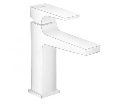 HG 32 507 700 Metropol Смеситель для раковины 117 мм, Push-Open