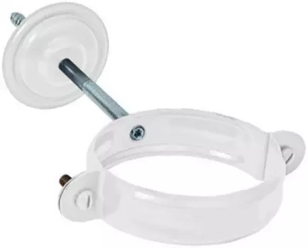 Хомут Aquasystem RR 20 (белый), 125/90 мм, водосточной трубы