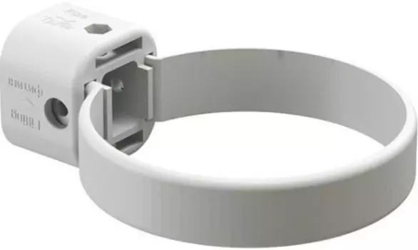 Хомут Docke Lux (пломбир), 141/100 мм, водосточной трубы ПВХ