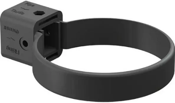 Хомут Docke Premium (графит), 120/85 мм, водосточной трубы ПВХ