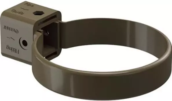 Хомут Docke Premium (каштан), 120/85 мм, водосточной трубы ПВХ