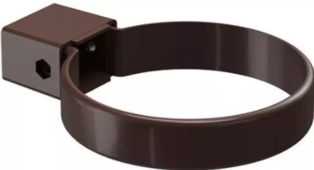 Хомут Docke Standard (темно-коричневый), 120/80 мм, водосточной трубы ПВХ