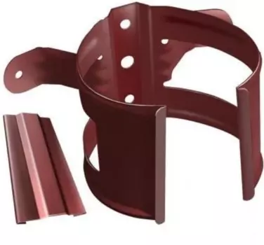 Хомут Grand Line RR 29 (красный), 125/90 мм, водосточной трубы на дерево