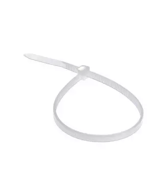 Хомут кабельный 3.6х300 нейл. бел. петлевой (уп.100шт) Rexant 07-0300