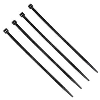 Хомут-стяжка EKF Basic 2,5х200 мм нейлоновый черный