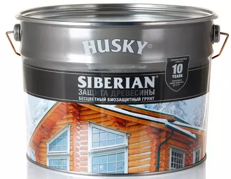 Husky Siberian, 9 л, Антисептик лессирующий полуматовый
