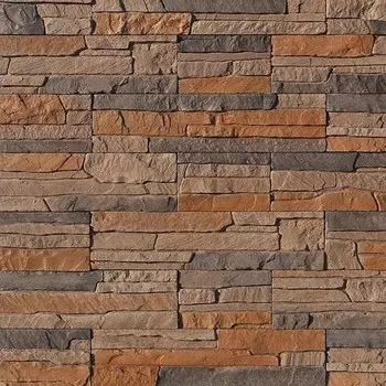 Искусственный камень White Hills Хайлэнд 292-40 серо-бежево-рыжий