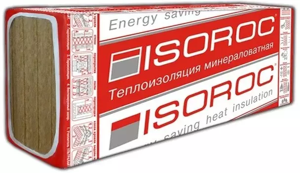 Isoroc Ультралайт, 1200х600х100 мм, Минеральная вата