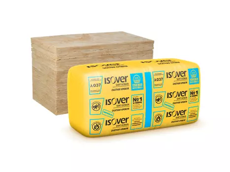 Isover Скатная Кровля 1170х610 50 мм, Минеральная вата
