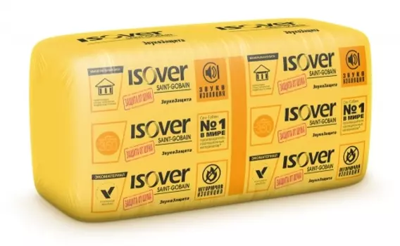 Isover ЗвукоЗащита, 1170х610х75 мм, Звукоизоляция