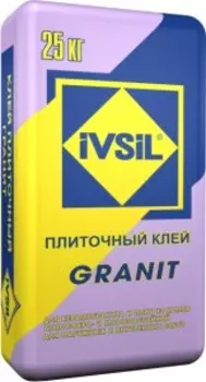 Ivsil Granit экстрасильный, 25 кг, Клей для плитки