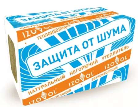 Izovol Акустик, 1000x600х50 мм, Утеплитель звукоизоляционный