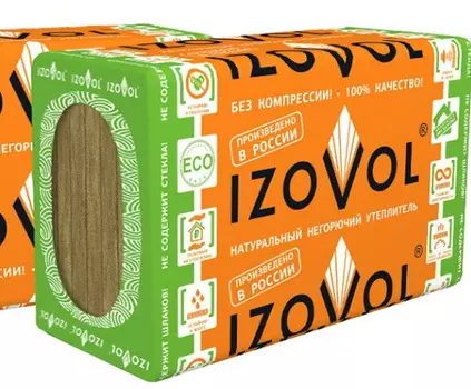 Izovol СТ-90 1000х600 мм, 100 мм, Минеральная вата