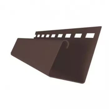 J-профиль Grand Line Я-Фасад АСА Темный дуб 3000 мм