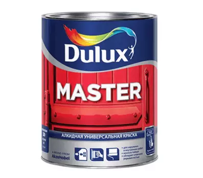 Эмаль алкидная Dulux Master 30 основа BW полуматовая 1 л