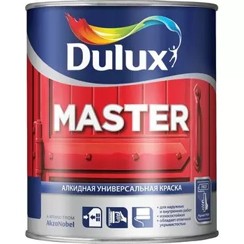 Эмаль алкидная Dulux Master 30 универсальная база BW полуматовая 10 л