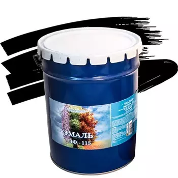 Эмаль Эталон ПФ-115 черная 20 кг