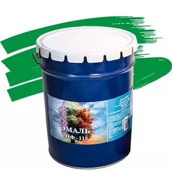 Эмаль Эталон ПФ-115 зеленая 20 кг