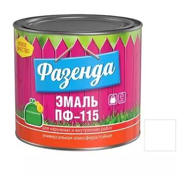 Эмаль Ленинградские краски ПФ-115 Фазенда белая 2.7 кг