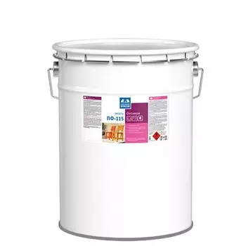 Эмаль Ленинградские краски ПФ-115 Оптимум белая глянцевая 20 кг