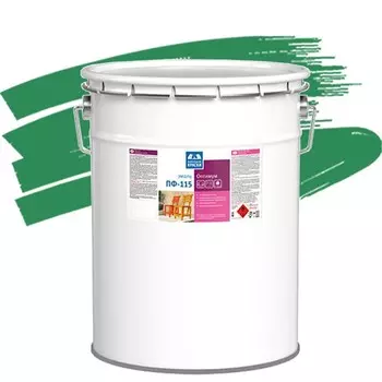 Эмаль Ленинградские краски ПФ-115 Оптимум изумрудная 20 кг