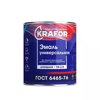 Эмаль ПФ-115 Кремовая 1,8 кг (6) "KRAFOR"