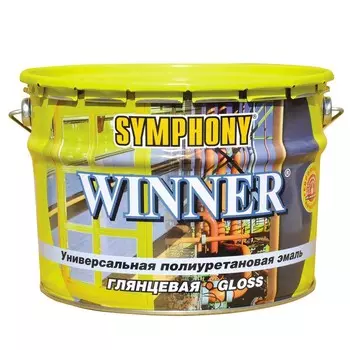Эмаль полиуретановая Symphony Winner С глянцевая 9 л