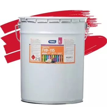 Эмаль Текс ПФ-115 Универсал красная 20 кг