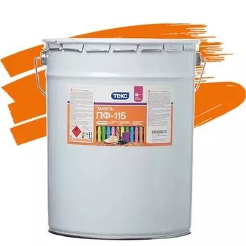 Эмаль Текс ПФ-115 Универсал оранжевая 24 кг