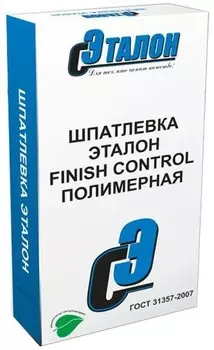 Эталон Finish Control 20 кг, Шпатлевка полимерная финишная (белая)