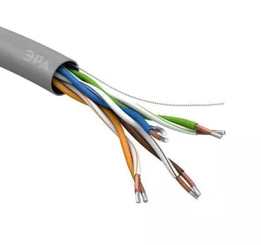 Кабель UTP 4x2x24 AWG Cat5e CCA PVC 305м SIMPLE (м) ЭРА Б0044434