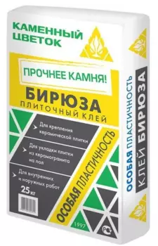 Каменный цветок Бирюза, 25 кг, Клей для плитки