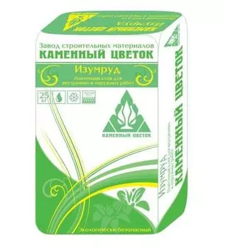 Каменный цветок Изумруд, 25 кг, Клей для плитки