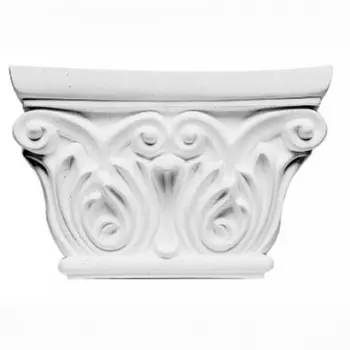 Капитель полиуретановая Decomaster DK 203 235х143х57 мм к пилястре DK 200