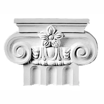 Капитель полиуретановая Decomaster DK 206 160х115х25 мм к пилястре DK 199