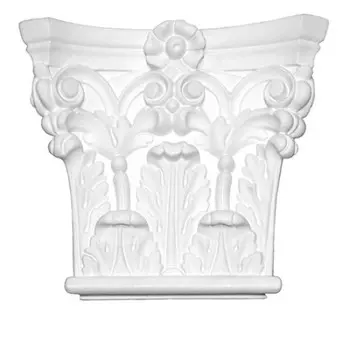 Капитель полиуретановая Decomaster DK-211 153х172х45 мм к пилястре DK 199