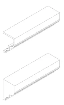 Карниз KL25 N3-Y Архикамень 500 мм