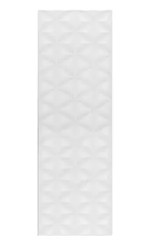 Плитка настенная Kerama Marazzi 12119R Диагональ структурная обрезная белая 25х75 см