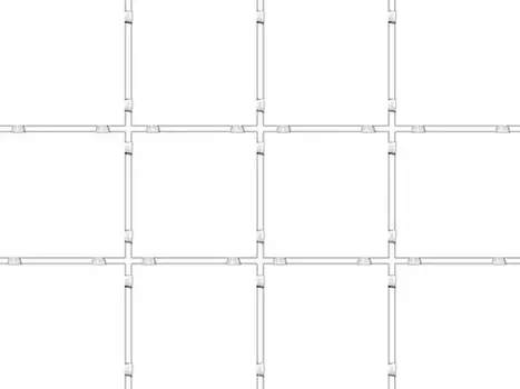 Декор для плитки Kerama Marazzi 1230T Конфетти полотно из 12 частей белое 30х40 см