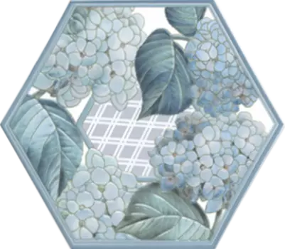 Декор для плитки Kerama Marazzi Аньет HGD\A298\24001 голубой 20х23.1 см