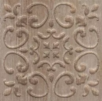 Kerama Marazzi Браш Вуд STG/В481/SG1550 9.9х9.9 см, вставка для плитки (коричневая)