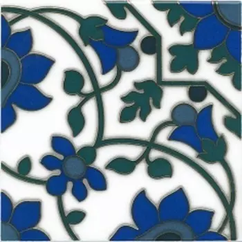 Декор для плитки Kerama Marazzi Девоншир STG\A187\5155сине-зеленый 20х20 см